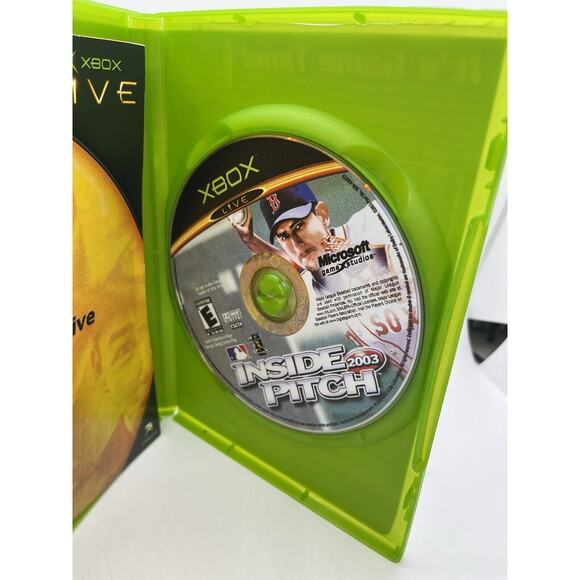 MLB Inside Pitch 2003 (Microsoft Xbox) Complete w/ Manual - Tested - Picture 4 of 7